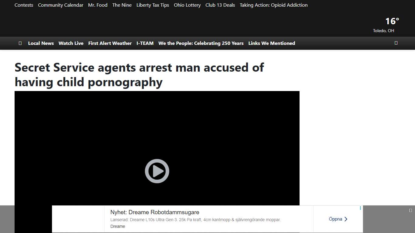 Secret Service agents arrest man accused of having child pornography